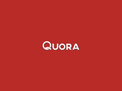 Quora Logo Redesign answer business concept covid 19 design figma forum minimalism minimalist logo pandemic photoshop question quora redesign ui ux uidesign ux design