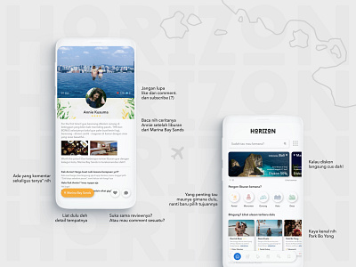 Horizon - Travelling Mobile App business concept covid 19 design figma homepage minimalism mobile photoshop travel ui ux