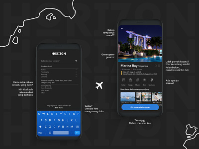 Horizon - Travelling Mobile App business concept covid 19 design figma homepage minimalism mobile photoshop travel travel app traveller travelling ui design ui ux