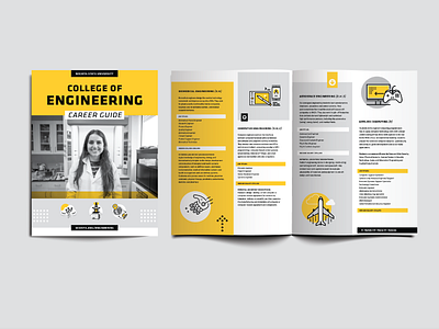 College of Engineering Career Guide design graphic design