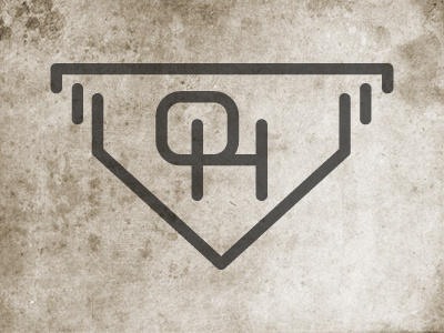 Retro Oak Hall Monogram