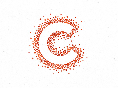 Detailed "Crowd" Logo crowd dots logo