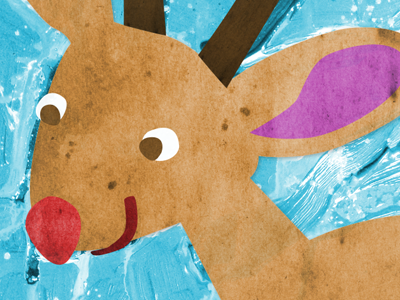 Reindeer for Christmas Card christmas