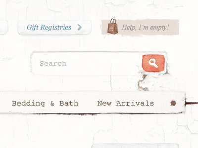 Search brown ecommerce handmade john salmon search texture ui ux watercolor