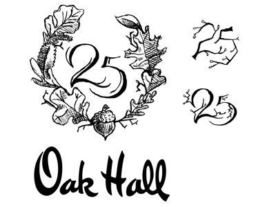 Oak Hall's Run for St. Jude amy hand lettering illustration sketch typography