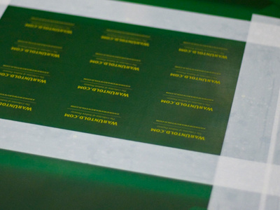 Screenprinting business cards clients handmade print screenprinting