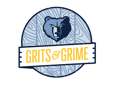 Grits & Grime blue memphis grizzlies yellow