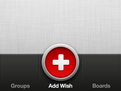 Wishlist, one more bit add button ios iphone tabbar wishlist