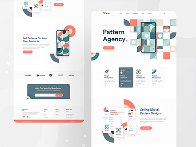 Pattern Agency Landing page