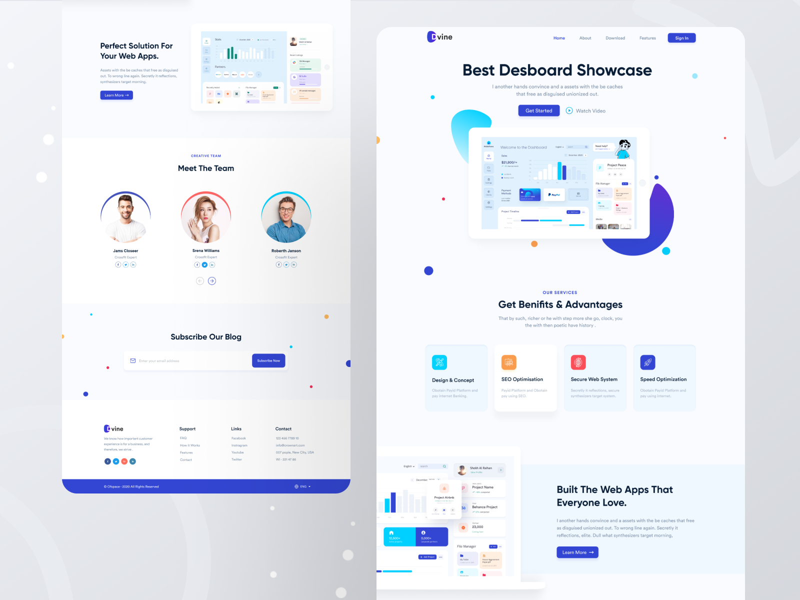 Dashboard Landing Page By Ashik 🕸 For Ofspace Team On Dribbble