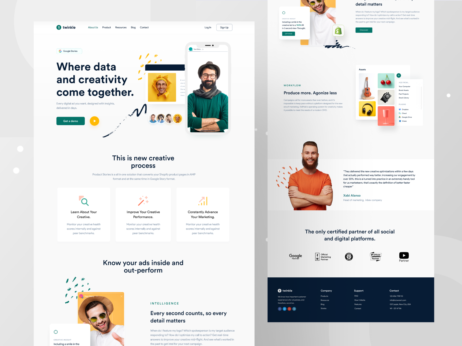 Dribbble - landing_page.png by Ashik 🕸