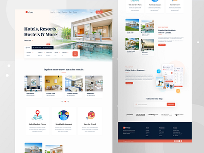 Hotel Booking landing page