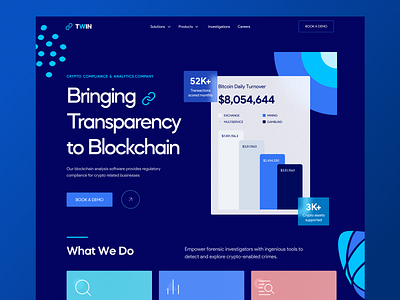 Blockchain Website Concept