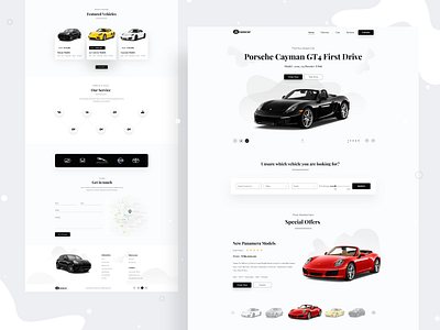 Car Dealer Website 2019 trends car clean design creative dealer dribbble best shot landing page landing page design landing page ui landingpage minimal trend2019 trendy ui uidesign uiux userinterface webdesign website website concept