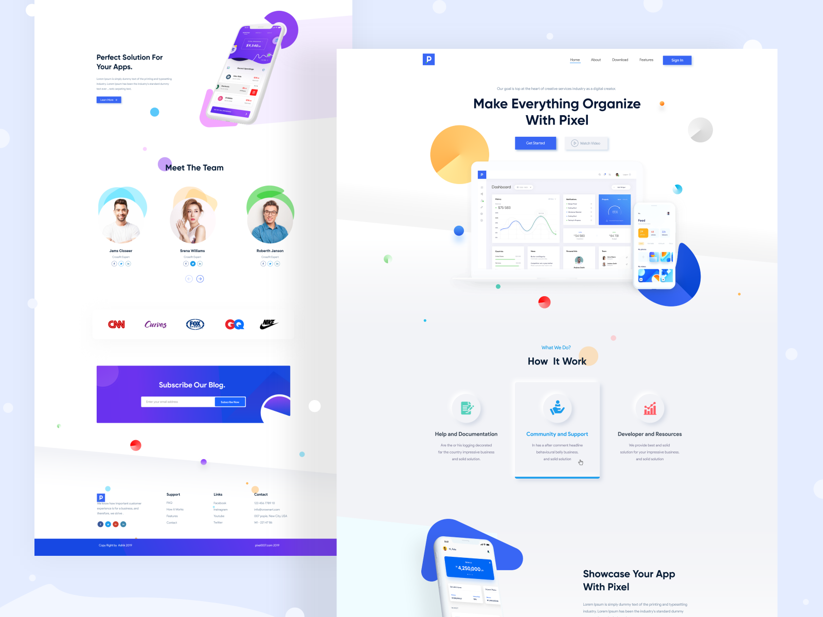 App Landing Page Design 2.0 by Ashik 🕸 on Dribbble