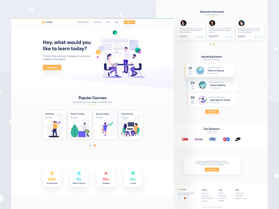 Training Course Landing Page