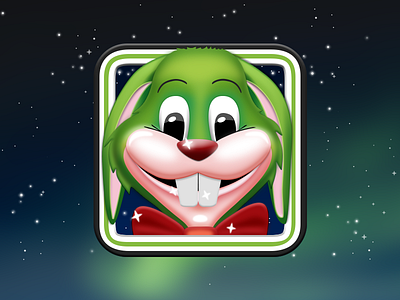 Liseberg App Icon app bunny character gothenburg icon illustration ios liseberg mascot photoshop rabbit vector