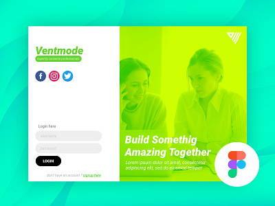 Ventmode business clean corporate figma figmadesign service startup ventmode webdesign website