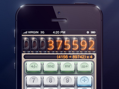 Tube Calc apple application design interface ios iphone project ui ux