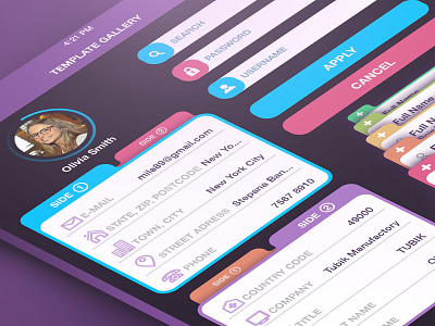 Template Gallery Ui Kit