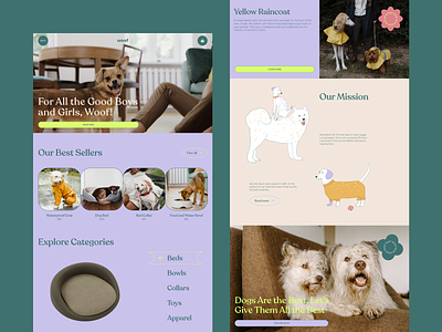Pet Store Website Design designs, themes, templates and downloadable  graphic elements on Dribbble