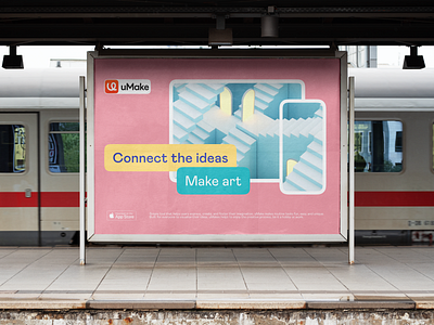 uMake Advertising Banner Design by tubik UX for tubik on Dribbble