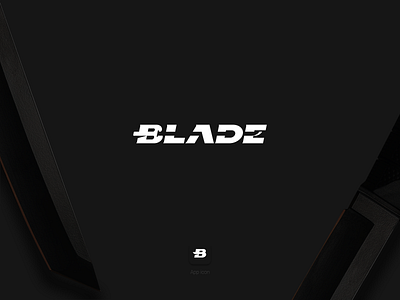 Blade logo app blade blade logo bladelogo branding design icon logo logo type logotype logotypedesign monochrome shape sword type typographic typography vector word wordmark