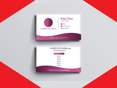 Business Card blogger branding business card flyer graphicdesign layout logodesign poster red resume startup vlogger