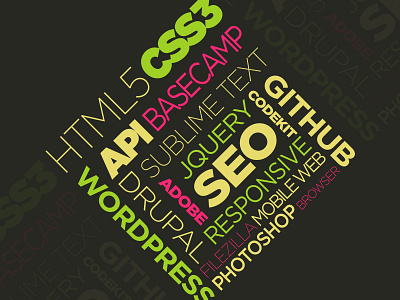 Web Dev Terms Poster