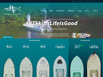 Beavertail Skiffs Redesign beavertail skiffs redesign thrive creative labs website