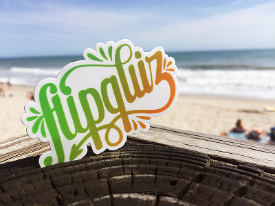 FlipQuiz Handlettered Stickers flipquiz handlettering photograph stickers