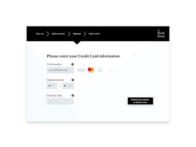 Daily UI #002: Credit Card Checkout challenge checkout dailyui design form shop store ui ux web