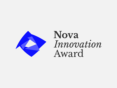 Logo design: Nova Innovation Award baskerville color design identity libre logo mark symbol type typography wordmark