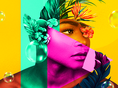 Check my Caribbean flow art direction collage design digital art graphic design mixed media photomanipulation