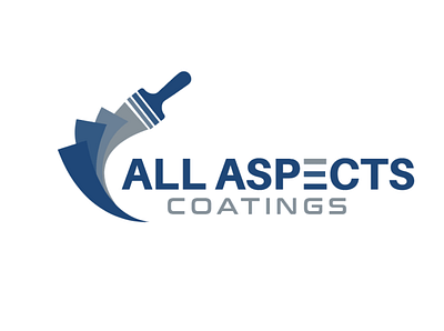 All aspects coatings logo and business card design project