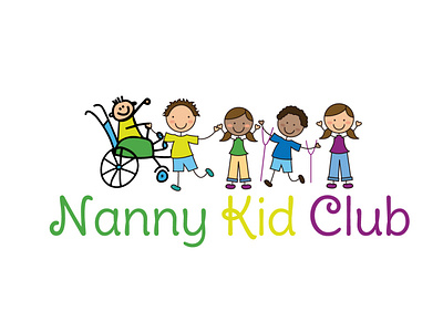 Nanny Kid Club logo design | Logo for kid club