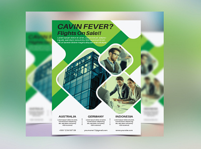 creative and modern flyer design