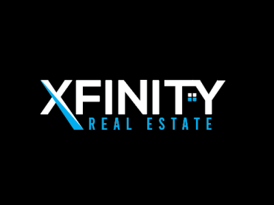 Xfinity Real Estate Logo design | Modern Real estate logo