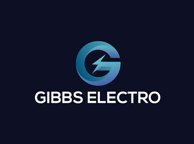 Gibbs Electro modern Electronic logo creative logo electronic free logo logo logo design logo idea logo within 6 hours technology