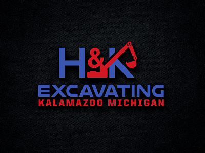 H&K Excating logo