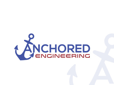 Anchored Engineering logo design