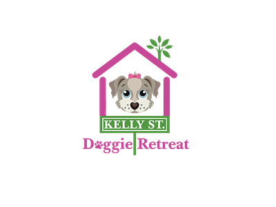 Kelly St Doggie Retreat logo design creative logo dribbble free logo logo logo design logo idea