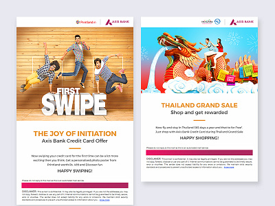 Axis Bank app bank clean credit card discount emailer finance grand graphic design india joy offer ride sale screen thailand ui design ui ux web