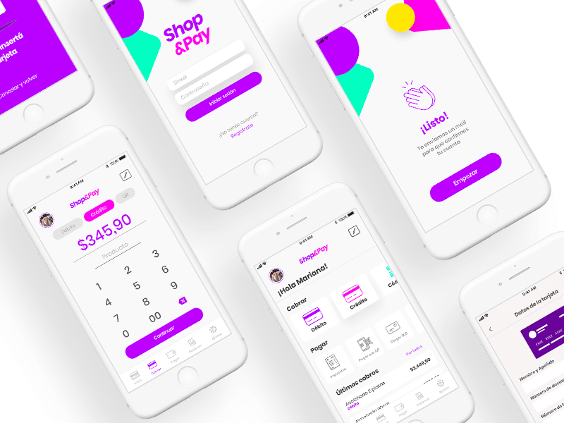 Shop & Pay App by Max Bestene on Dribbble