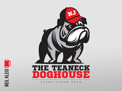 Teaneck Doghouse - Proposed Logo Design brand branding design doghouse illustration illustrator logo new jersey teaneck