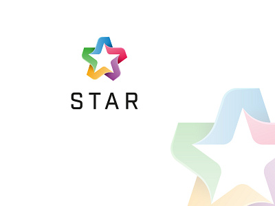 Star Colorful Logo barnd color colorful colours icon logo logodesign mark star