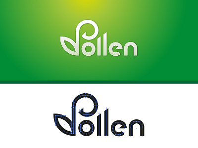 Pollen Logo brand flower icon logo logodesign mark natural pollen