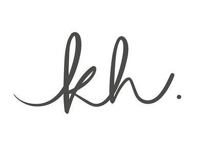 Handwritten logo for my new initials