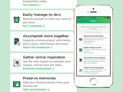 Example notebooks evernote examples ios ios7 iphone