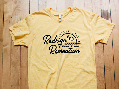 Rodrigo Recreation 2017 Shirt illustration recreation t shirt yellow